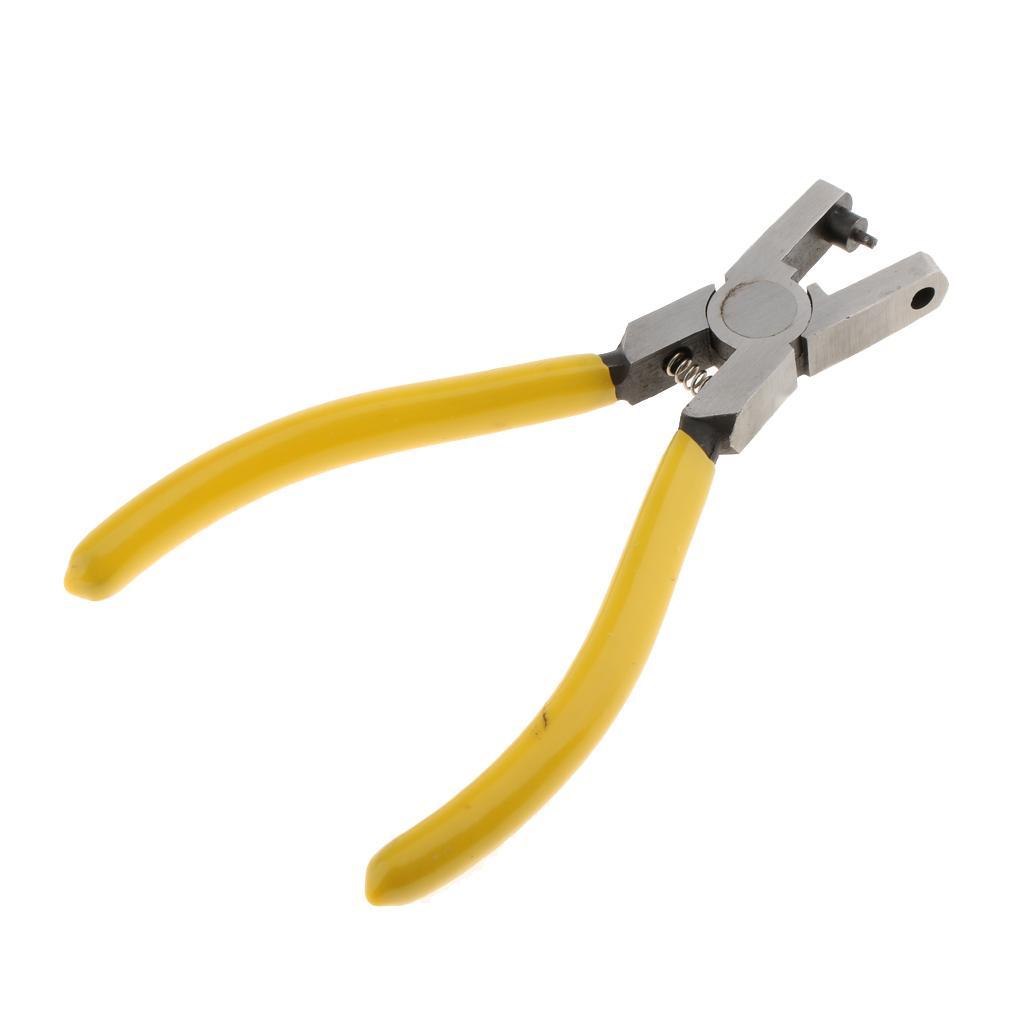 Watch Band Wrist Leather Strap Eyelet Hole Punch Plier Repair Hand Kit Tool