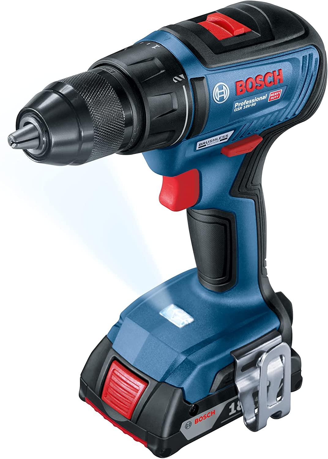 MÁY KHOAN VẶN VÍT PIN 18V BOSCH GSR 18V-50 - HÀNG CHÍNH HÃNG