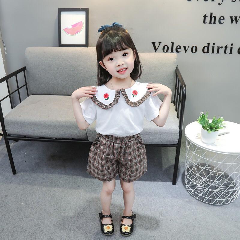 Đồ bộ trẻ em_ bộ bé gái size nhí dễ thương 8-16kg