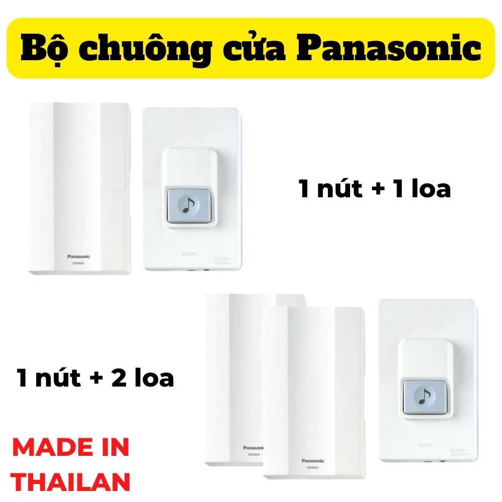 Bộ chuông cửa Pana.sonic - Made in Thái Lan thiết kế đẹp chắc chắc, siêu bền, tín hiệu ổn định, chất lượng uy tín