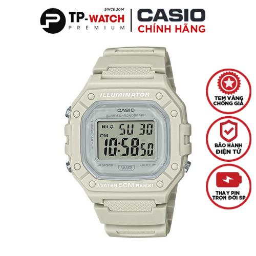 Đồng Hồ Unisex Dây Nhựa Casio Standard W-218HC-8A Chính Hãng - W-218HC-8AVDF