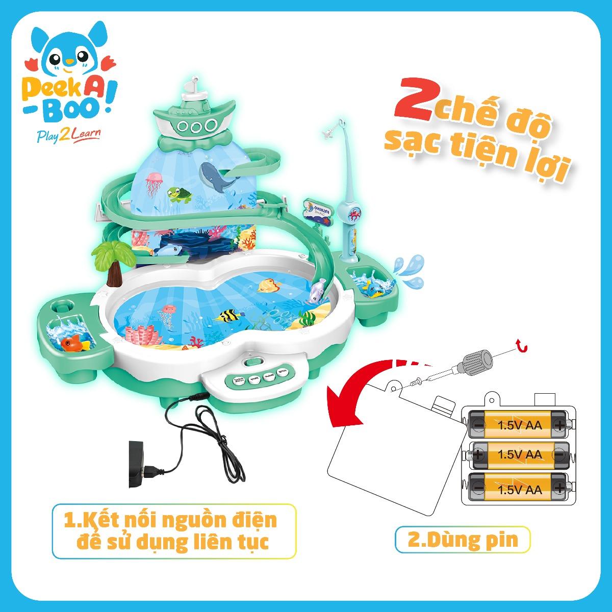 Đồ Chơi PEEK A BOO Câu Cá-Cá Heo Biết Bay Ngộ Nghĩnh PAB027