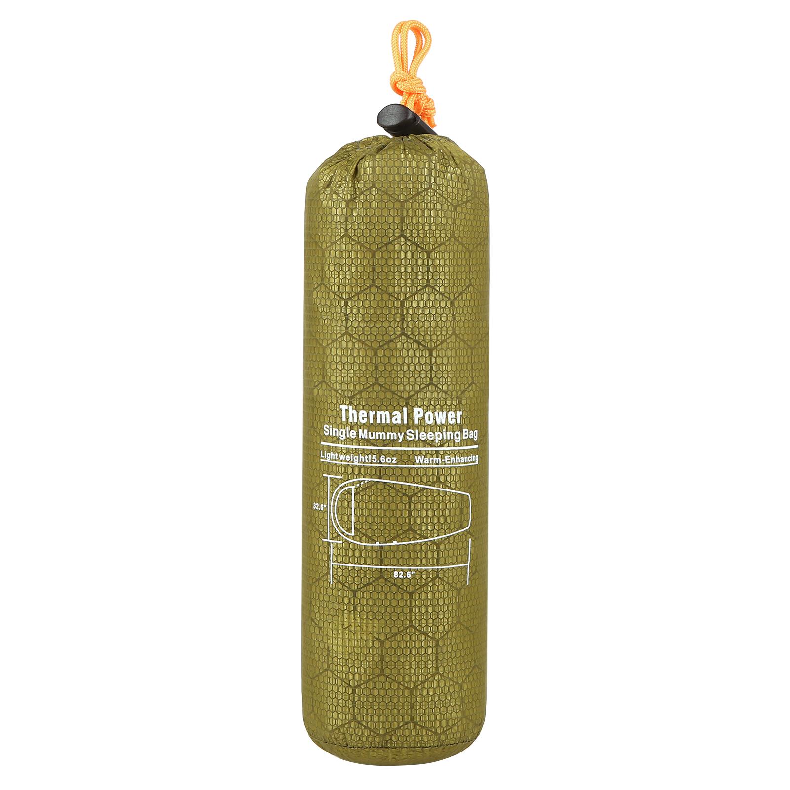 2 Person Emergency Sleeping Bag Lightweight Waterproof Thermal Emergency Blanket Survival Gear for Outdoor Adventure Camping Hiking Backpacking