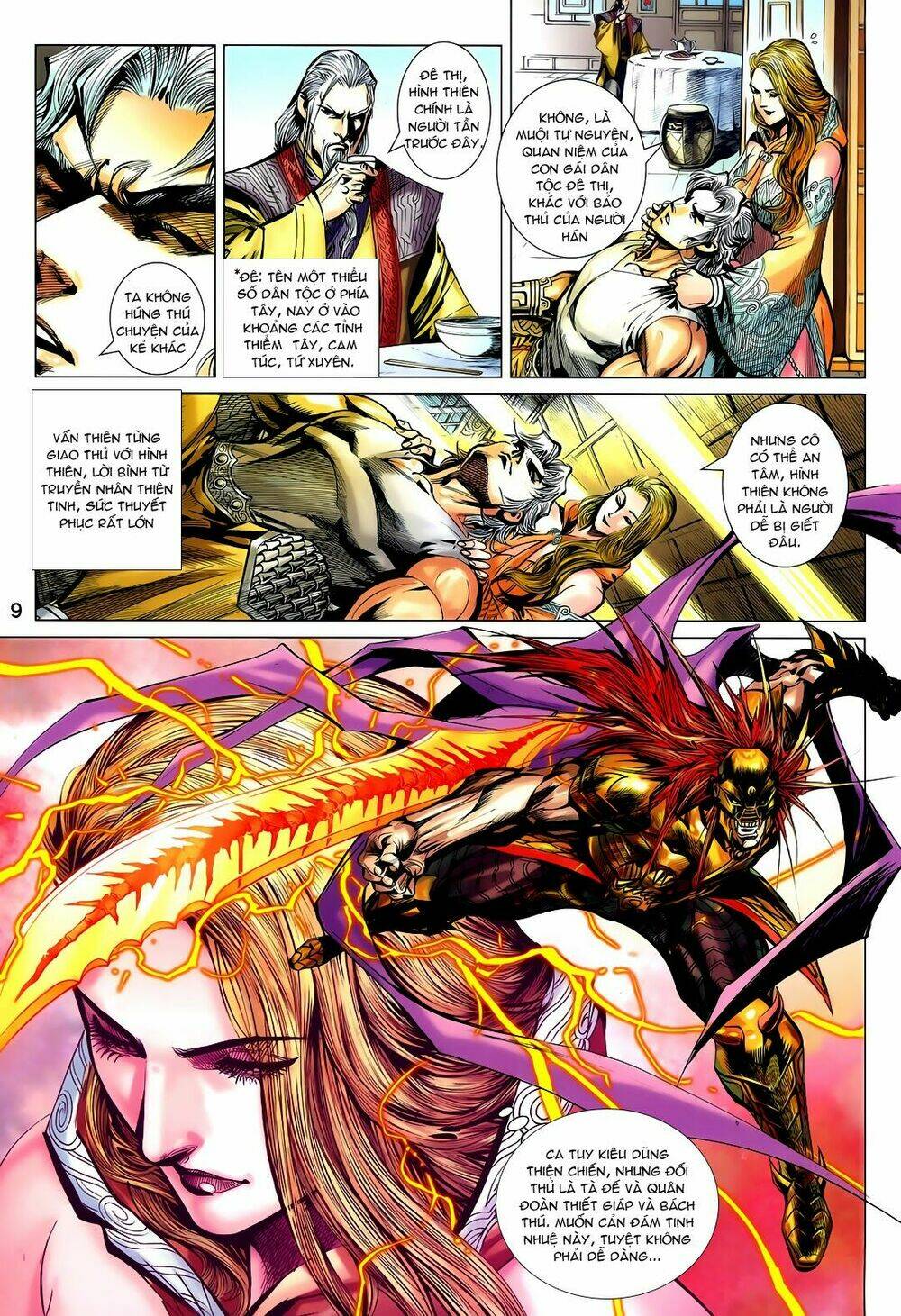 thần binh vấn thiên chapter 8 9