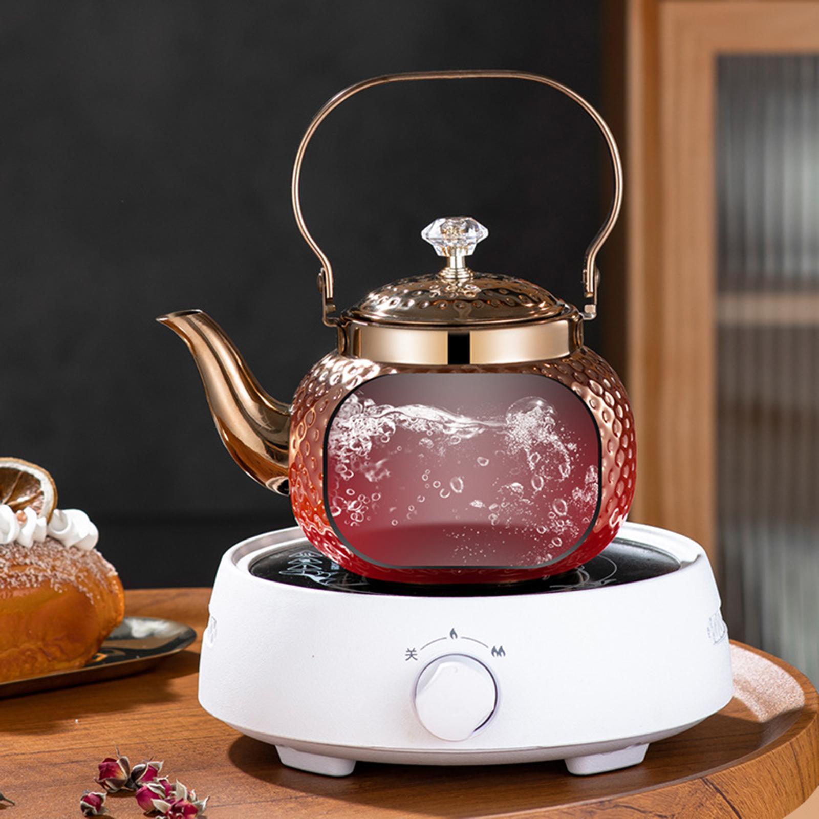 Stovetop Tea Kettle Stainless Steel Teapot with Infuser for picnic Gift