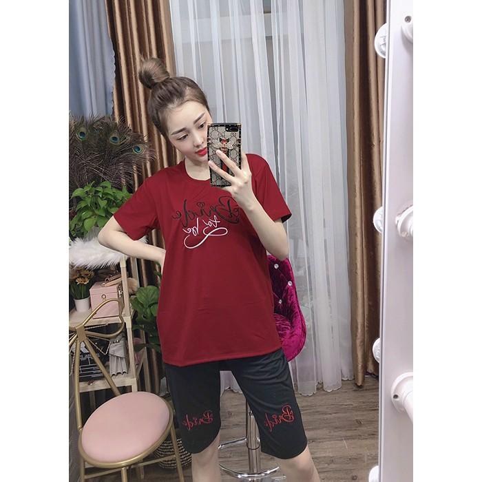 Đồ Bộ Thun Cotton Nữ Quần Lửng