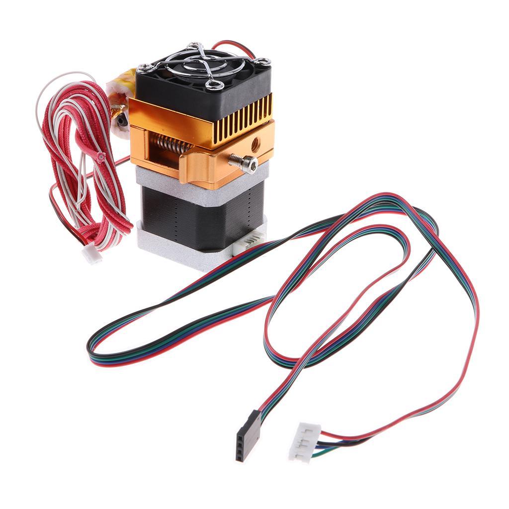 0.4mm Single Head MK8 Extruder Stepper Motor Fan Assembly For 3D Printer