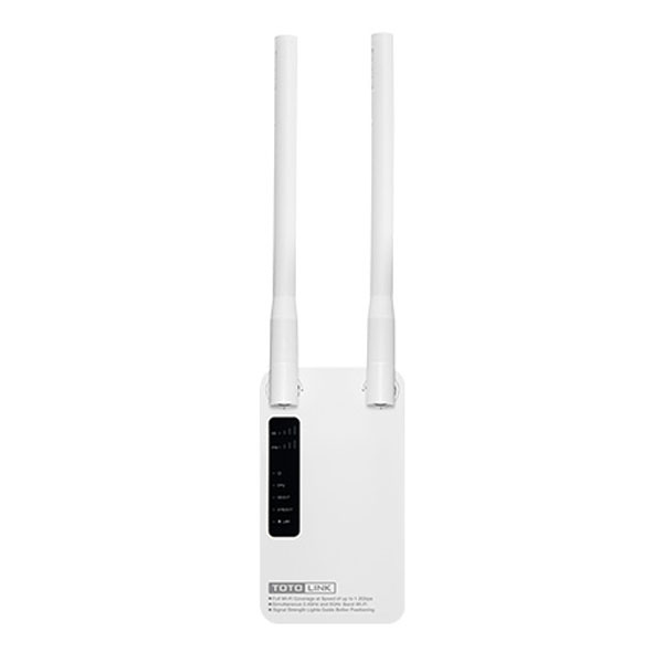 Thiết Bị Mở Rộng Sóng Wifi Băng Tần Kép AC1200 TotoLink EX1200M - Hàng Chính Hãng