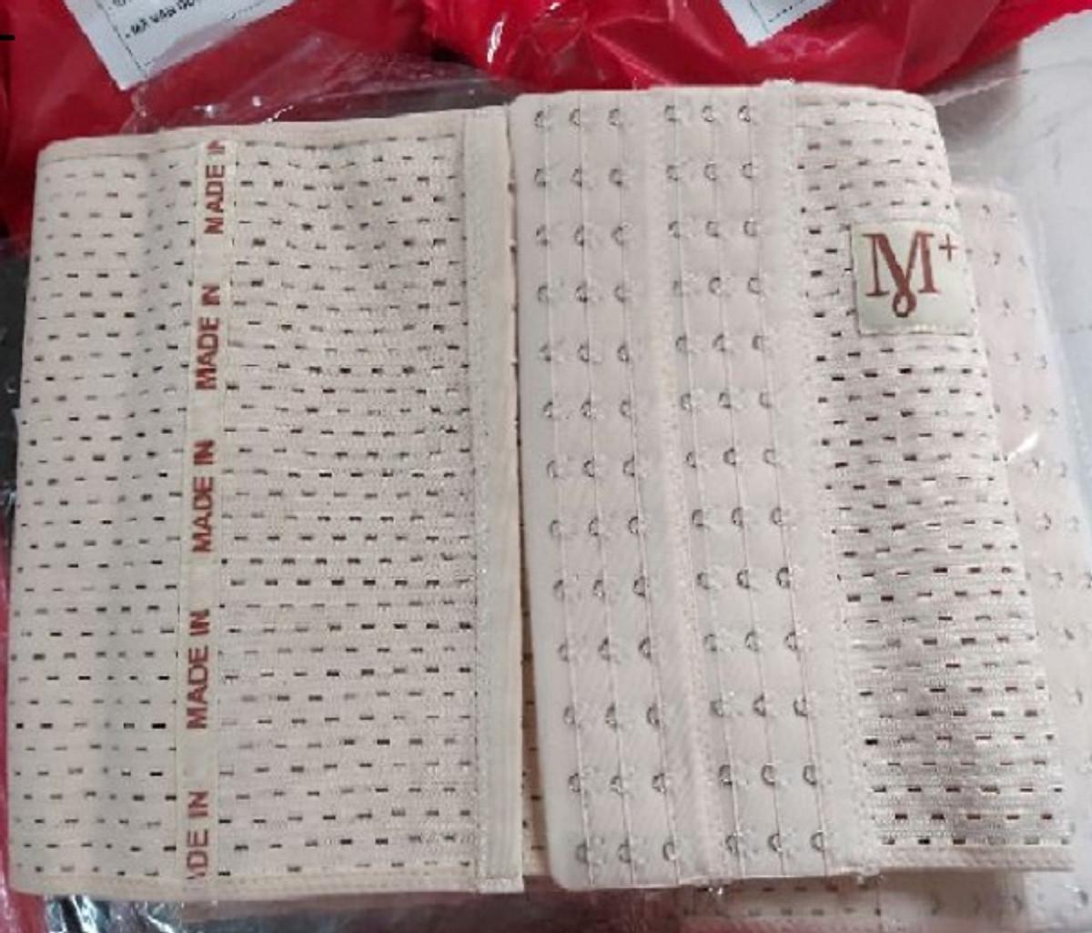 Đai Gen Nịt Bụng 4 Thanh Chống Cuộn- 6 Nấc Cài Giảm Mỡ Sau Sinh