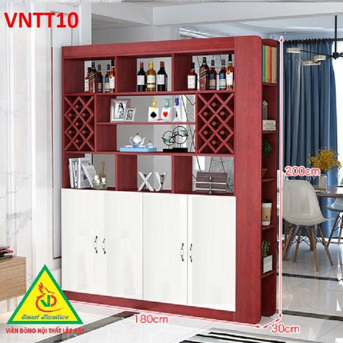 TỦ KỆ TRANG TRÍ KIÊM VÁCH NGĂN VNTT10 - Nội thất lắp ráp Viendong Adv