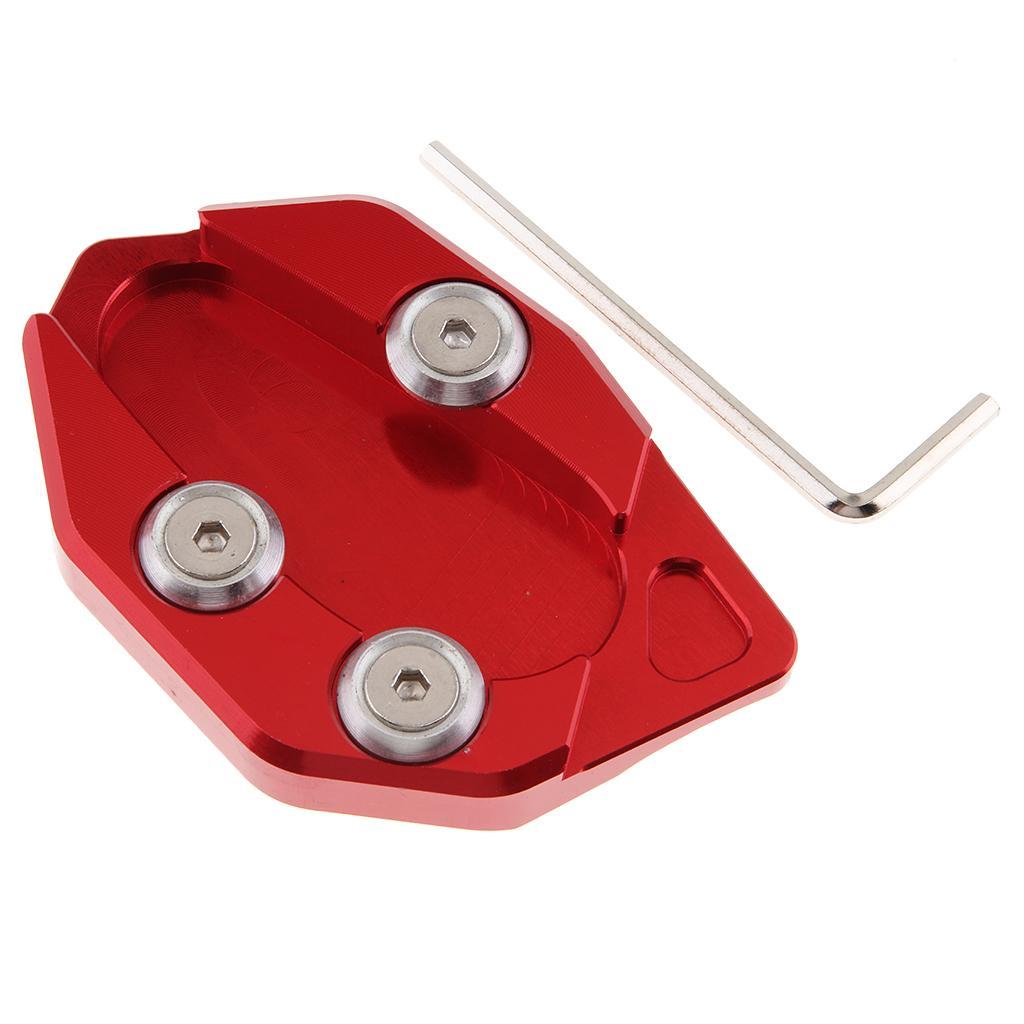 Kickstand Side Stand Extension Pad Plate for T-MAX530 08-14 Red