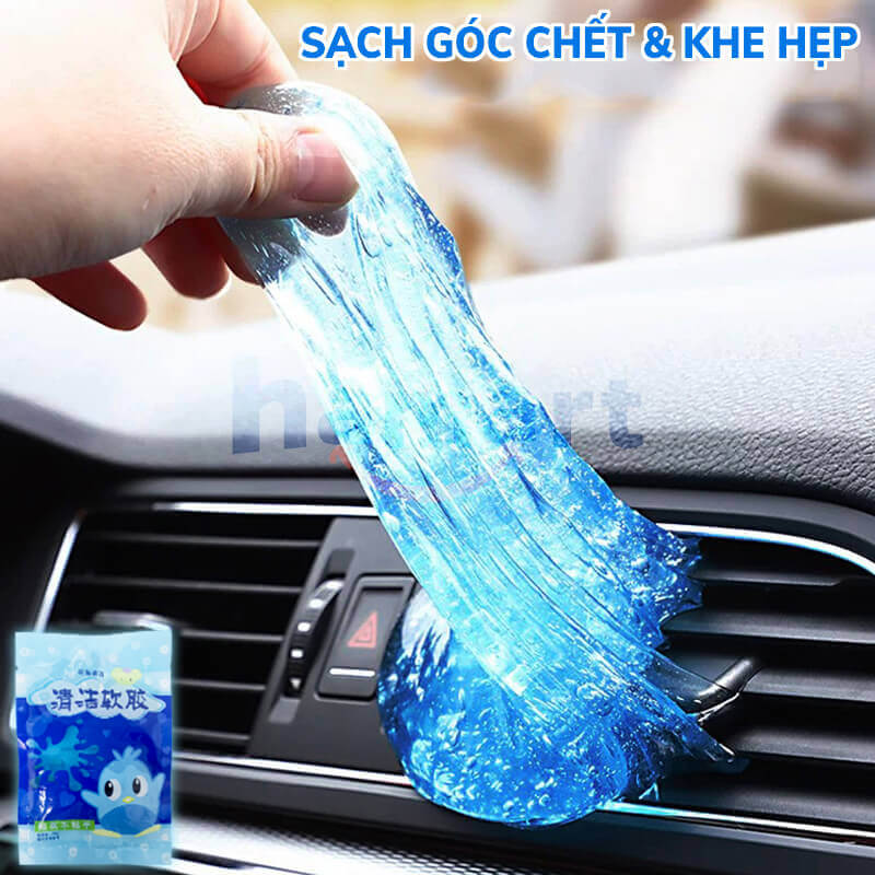 Hộp 200g Slime Lau Bụi Bàn Phím Làm Sạch Thiết Bị Điện Tử Gel Dính Bụi Vệ Sinh Ô Tô Đa Năng