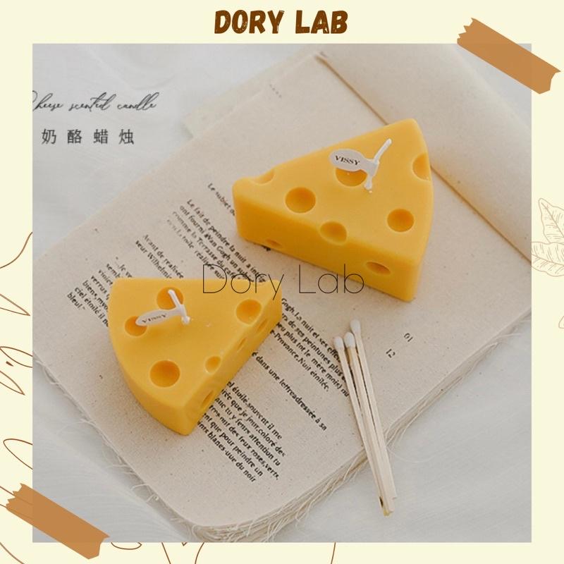 Nến Thơm Miếng Phô Mai Handmade Không Khói Nhiều Mùi Hương, Phụ Kiện Decor Chụp Ảnh, Quà Tặng - Dory Lab