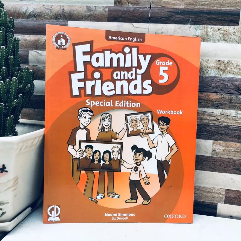 Vở học tiếng anh FAMILY END FRIENDS LỚP 5 (gồm: bài học + bài tập)