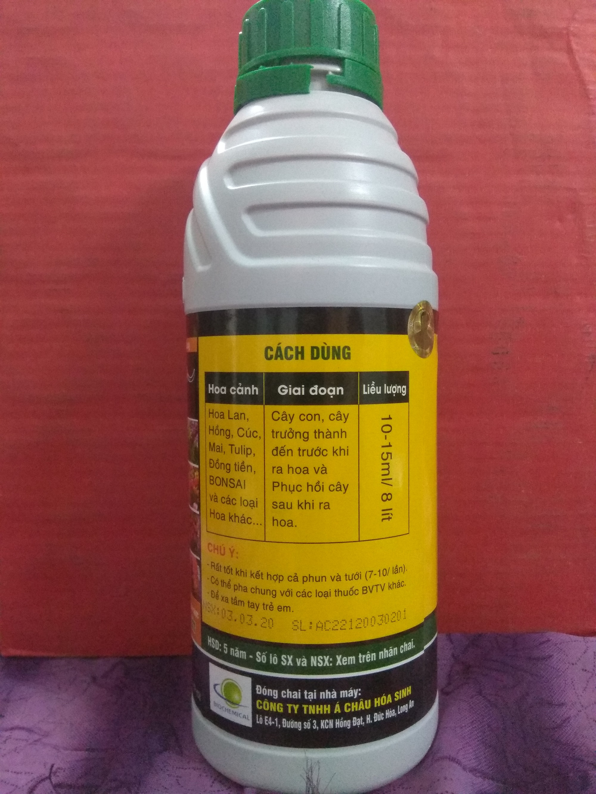 Phân bón lá đa trung lượng ORG-HUM bung rễ bật mầm - chai 1 lít