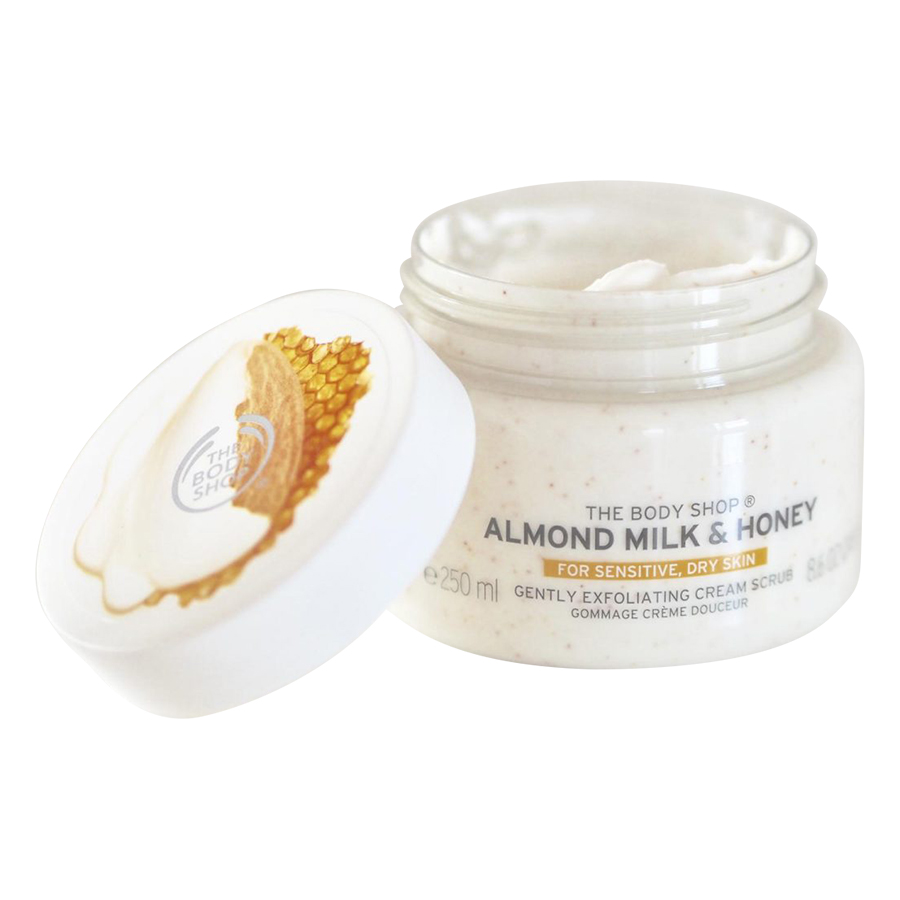 Kem Tẩy Da Chết The Body Shop Almond Milk &amp; Honey 55511 (200ml)