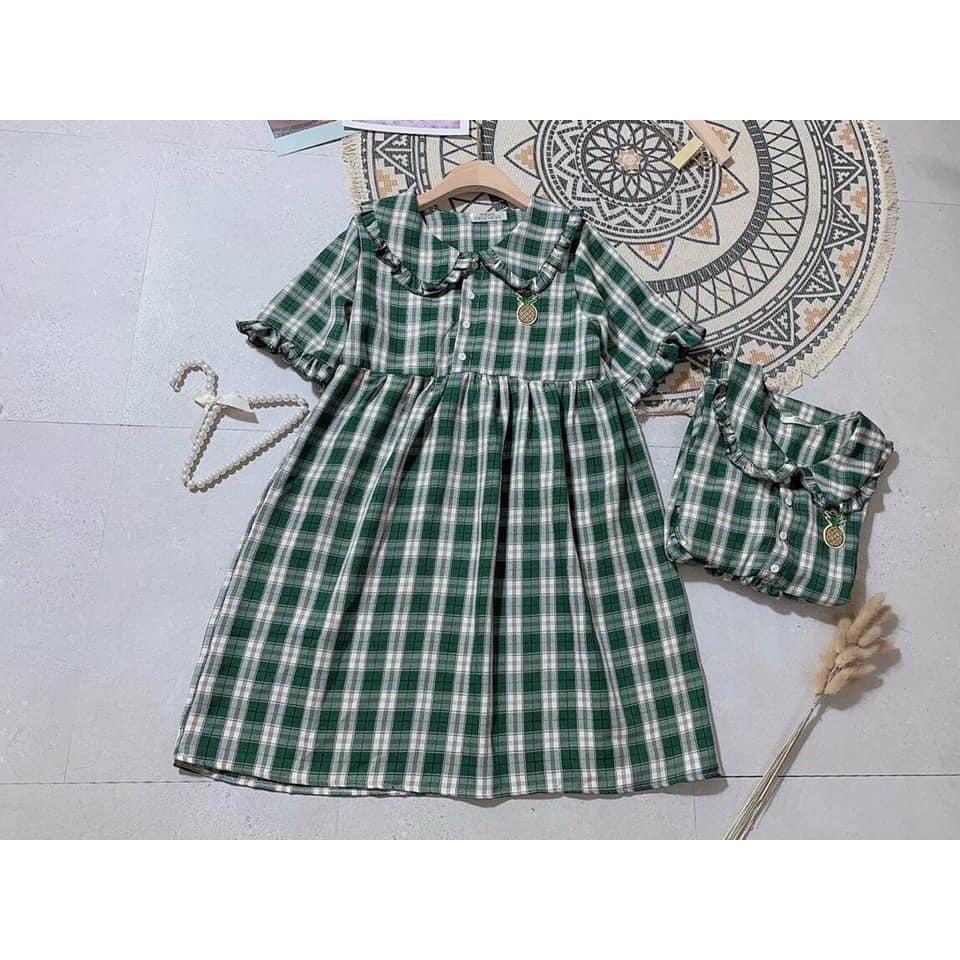 Váy bầu xinh dáng suông babydoll thời trang kẻ sọc mùa hè freesize 40-65kg đầm bầu công sở