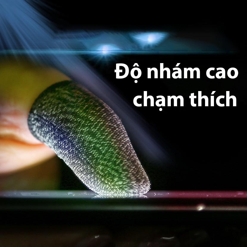 Bao ngón tay chơi game Memo ghost xanh
