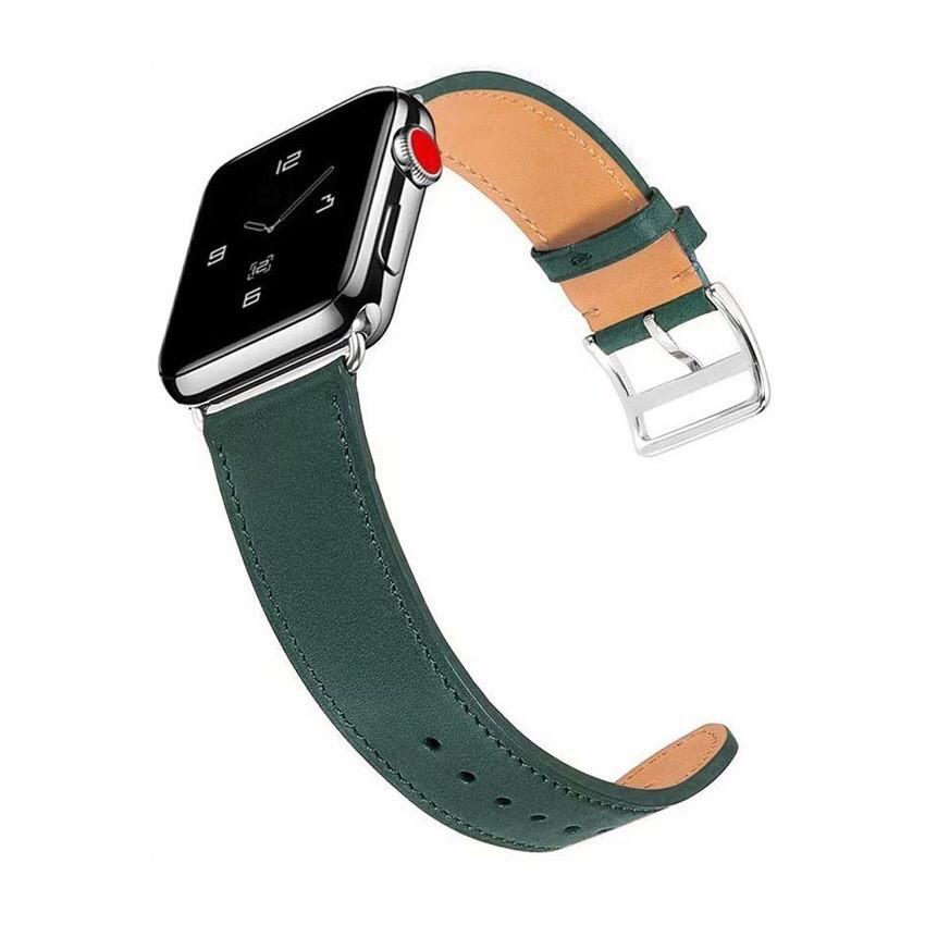 Dây da chất Lượng Cao Cho Đồng Hồ Apple Watch 40mm 44mm 38mm 42mm Series 1 2 3 4 5 6 Se Band