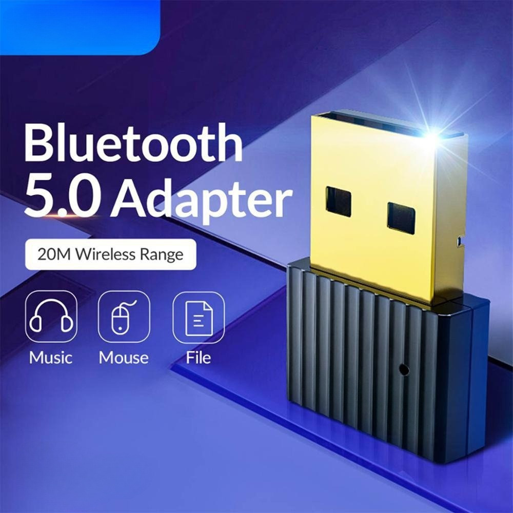 Thiết Bị Kết Nối Bluetooth 5.0 Qua USB BTA-508 Màu Đen - Hàng Chính Hãng