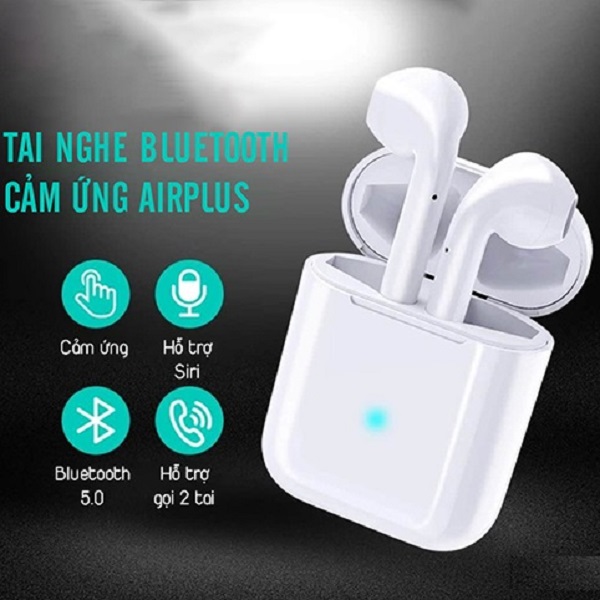 Tai Nghe Bluetooth Remax TWS AirPlus Touch Điều Khiển Cảm Ứng, (Kèm Dock Sạc Tai Nghe và Cáp Sạc Lightning) - Hàng chính hãng