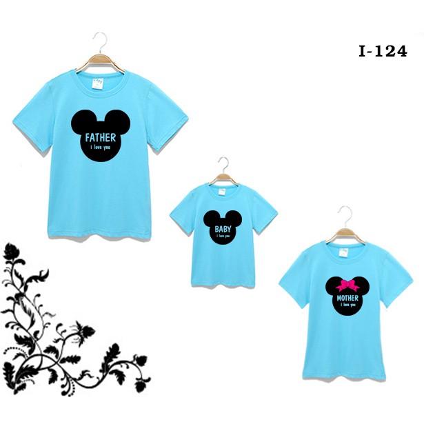 Áo Thun Gia Đình Họa Tiết Mickey