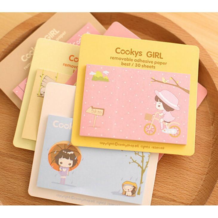 Giấy note hình chữ nhật cute - siêu rẻ