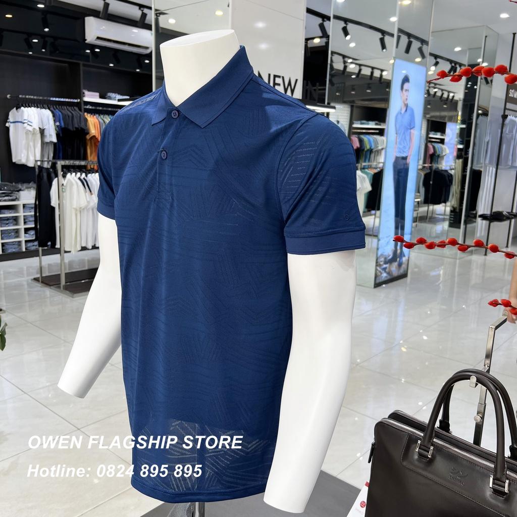 Áo Polo nam Owen cao cấp co dãn thấm hút mồ hôi thoáng mát Mã APT231209