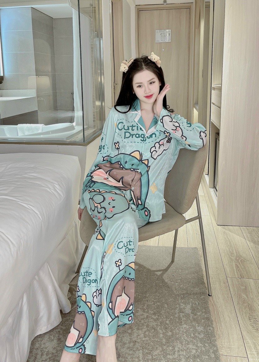 Đồ bộ lụa xước thiết kế