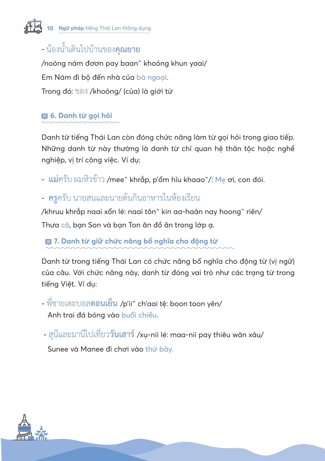 Sách - Ngữ Pháp Tiếng Thái Lan Thông Dụng