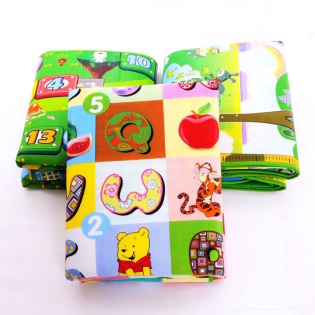 Thảm xốp Maboshi MINIIN cao cấp, Thảm 2 mặt cho bé vừa học vừa chơi - Giao mẫu ngẫu nhiên