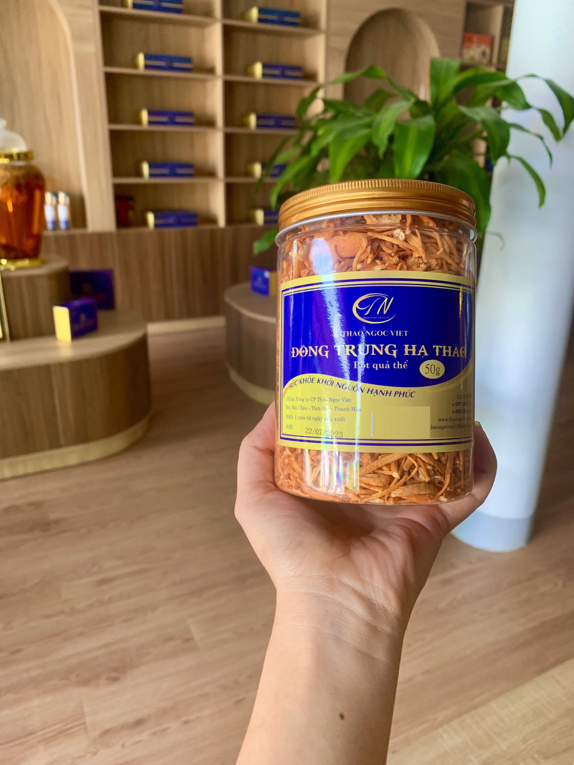 Đông trùng hạ thảo sấy thăng hoa, loại 2- 50g chính hãng