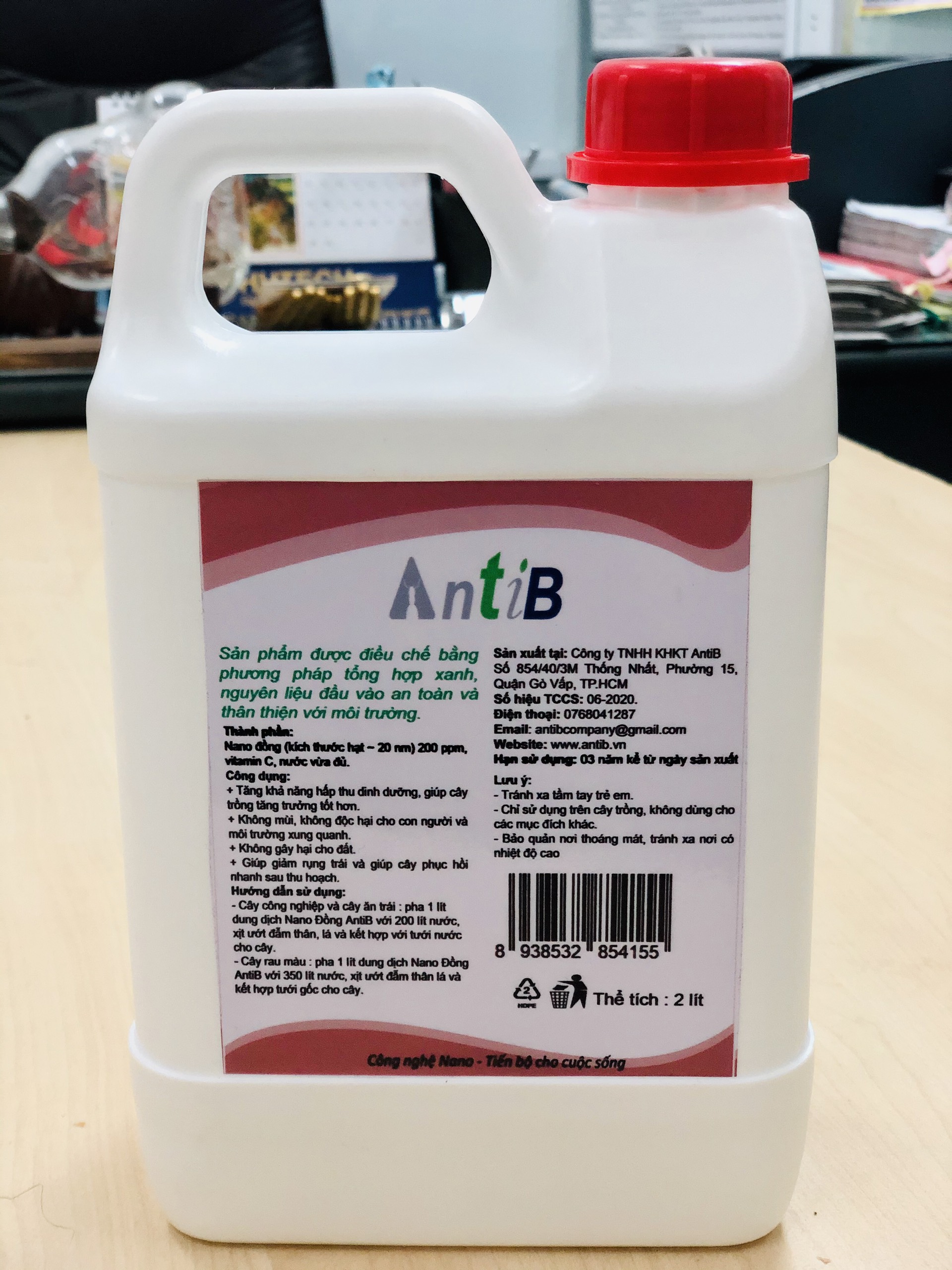 Dung dịch Nano Đồng AntiB - &quot;Chế phẩm dành riêng cho cây trồng&quot;