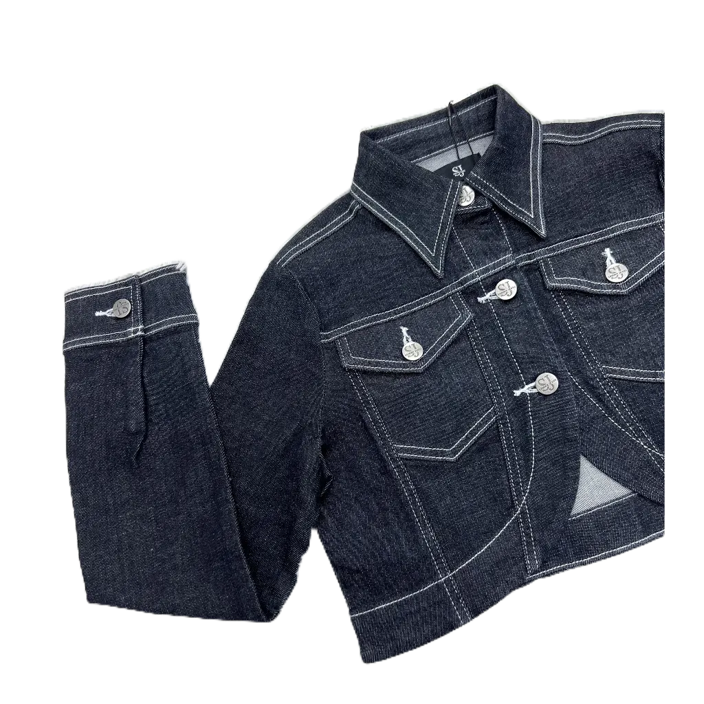 Áo khoác Jean A9 siêu đẹp_ Quần bò nữ ống suông hách dáng fom chuẩn nhà máy SAMMA JEANS