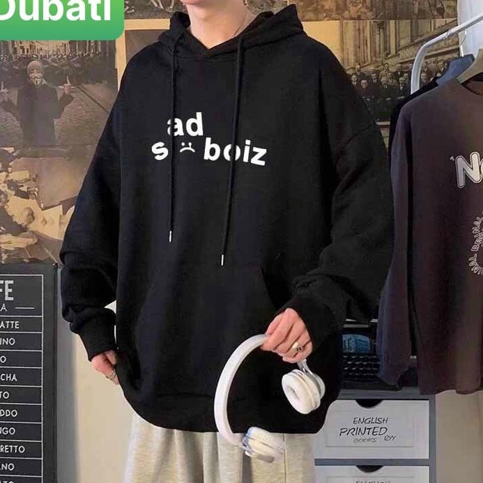 ÁO NỈ, ÁO KHOÁC HOODIE SAD BOIZ SIÊU NGẦU NAM NỮ PHONG CÁCH HÀN QUỐC CAO CẤP NEW - DUBATI FASHION