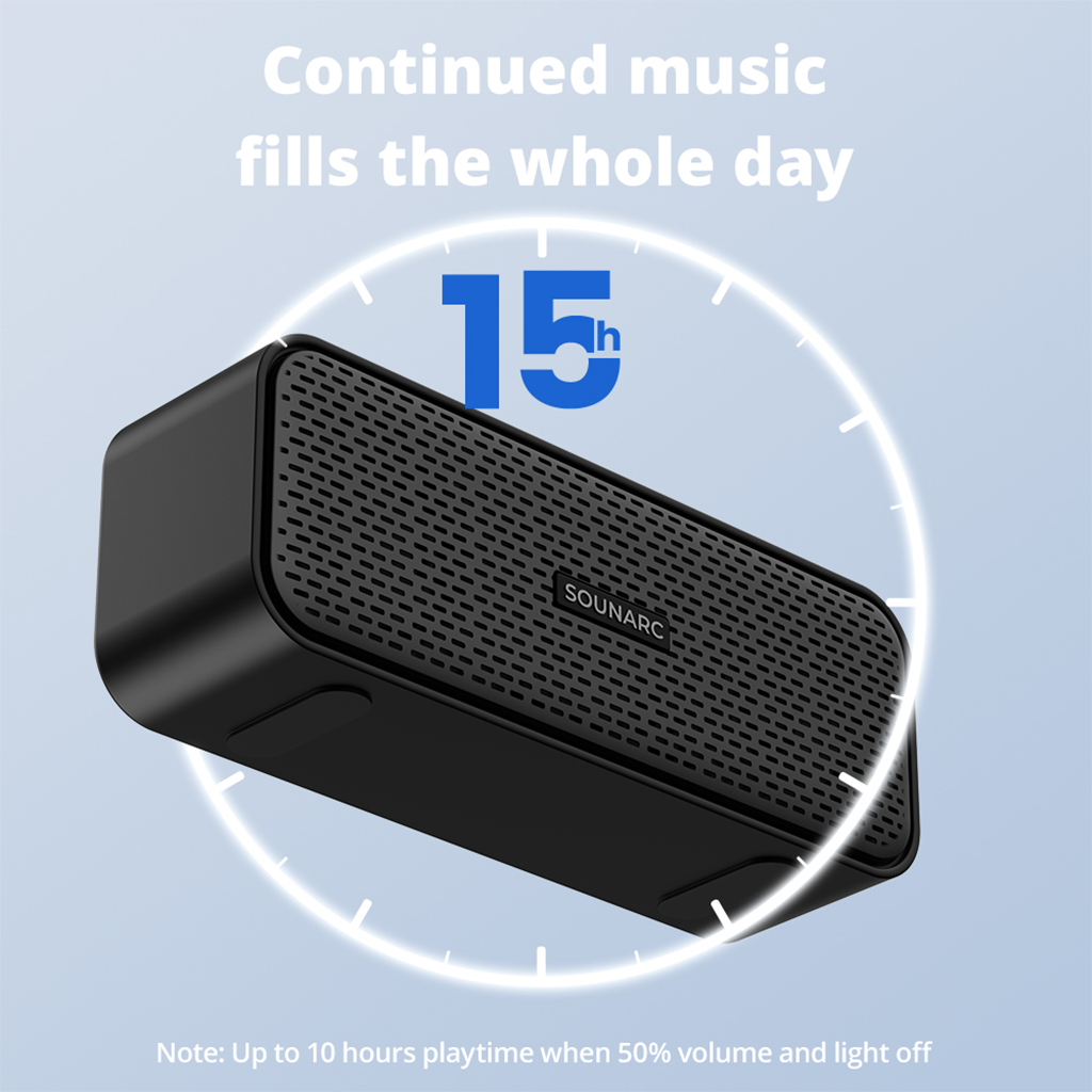 Loa di động kháng nước SOUNARC P2 10W - Hàng Chính Hãng