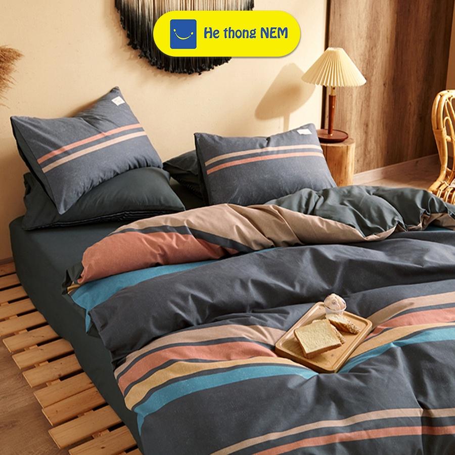 Ga Giường 5 Món Trọn Bộ Cotton Tici SERENA Cao Cấp Chuẩn Khách Sạn 5 Sao