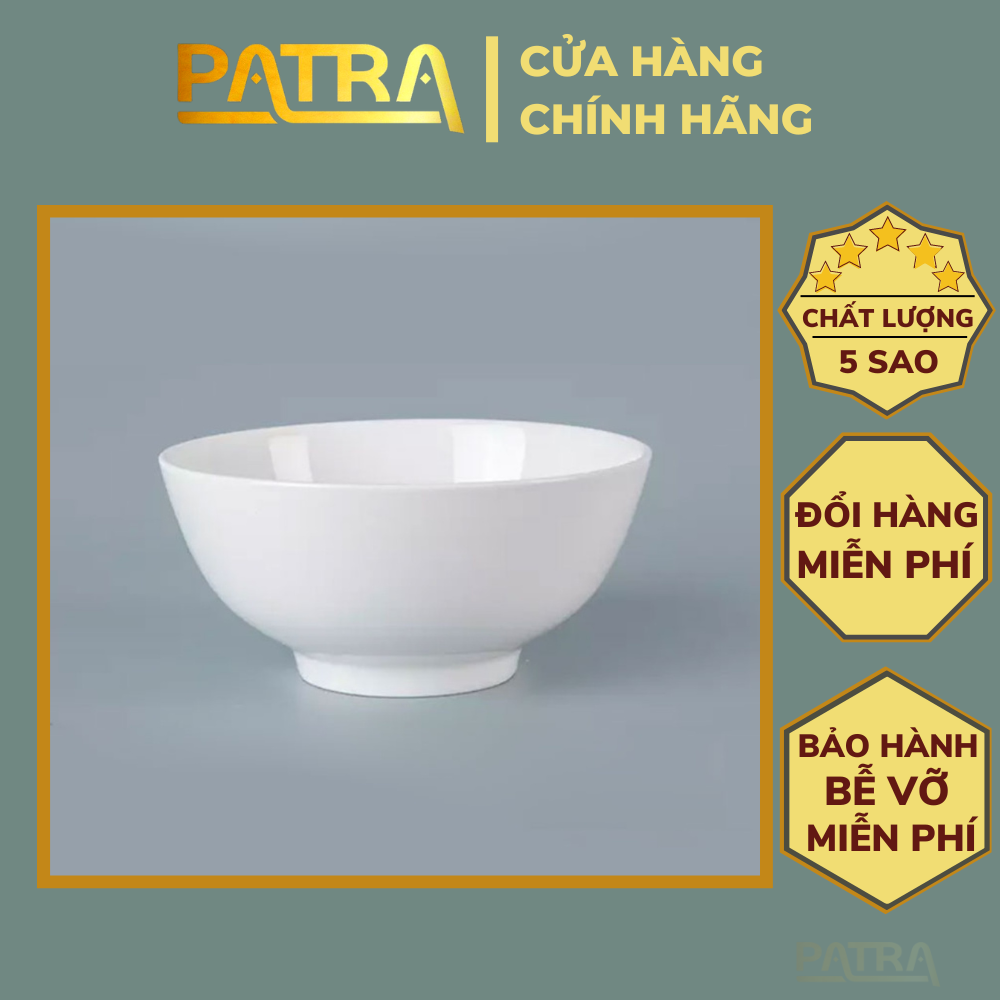 Bát ăn cơm, chén ăn cơm Bát Tràng - Bát sứ ăn cơm sang trọng nhiều họa tiết, số lượng 1 cái