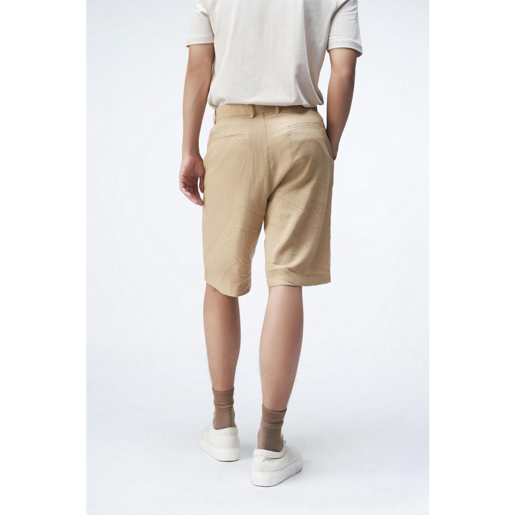 Quần Short nam LINEN form Relax - chất linen cao cấp xịn đẹp 10S21PSH028 | LASTORE MENSWEAR