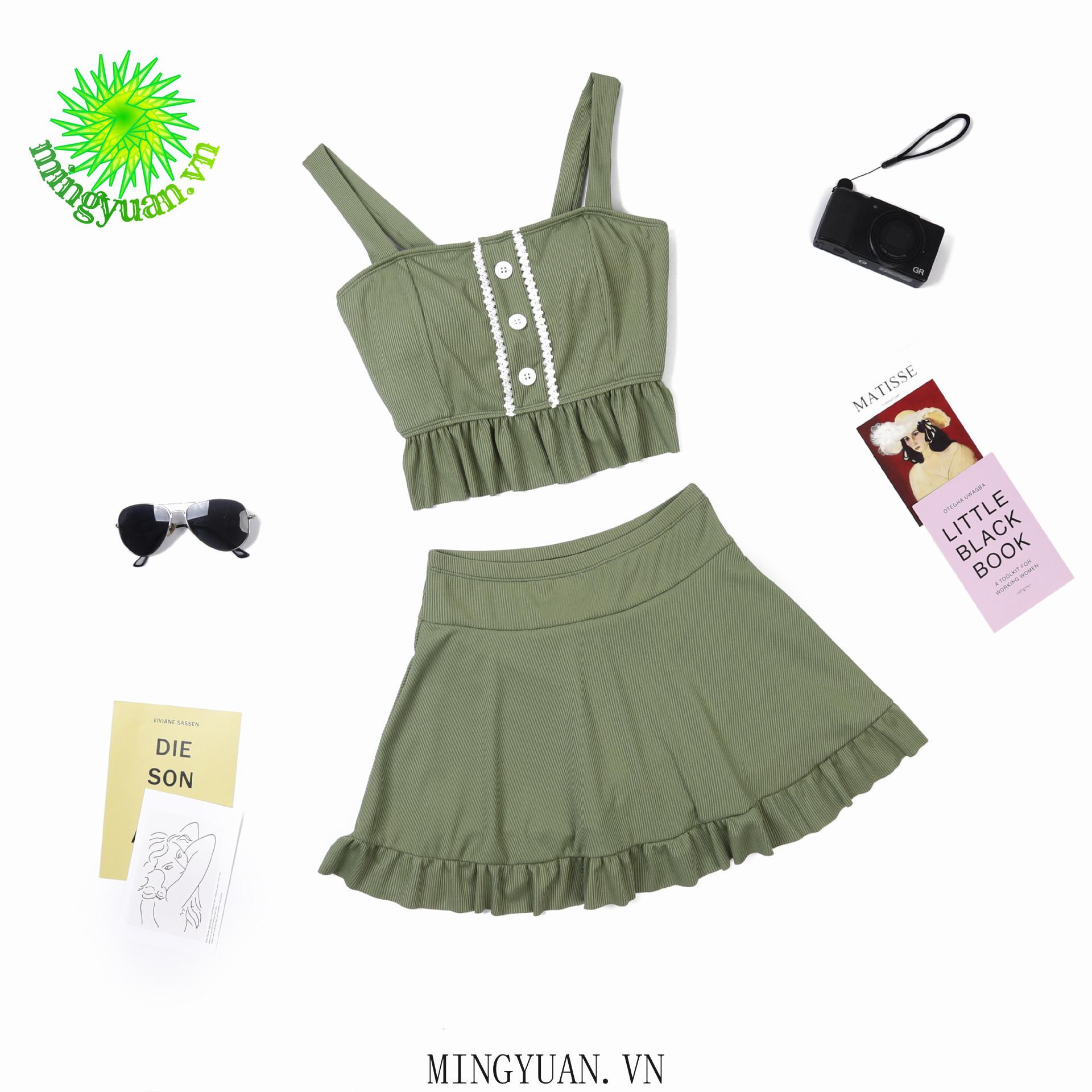 Bộ Đồ Bơi Dạng Váy Quyến Rũ Cho Nữ