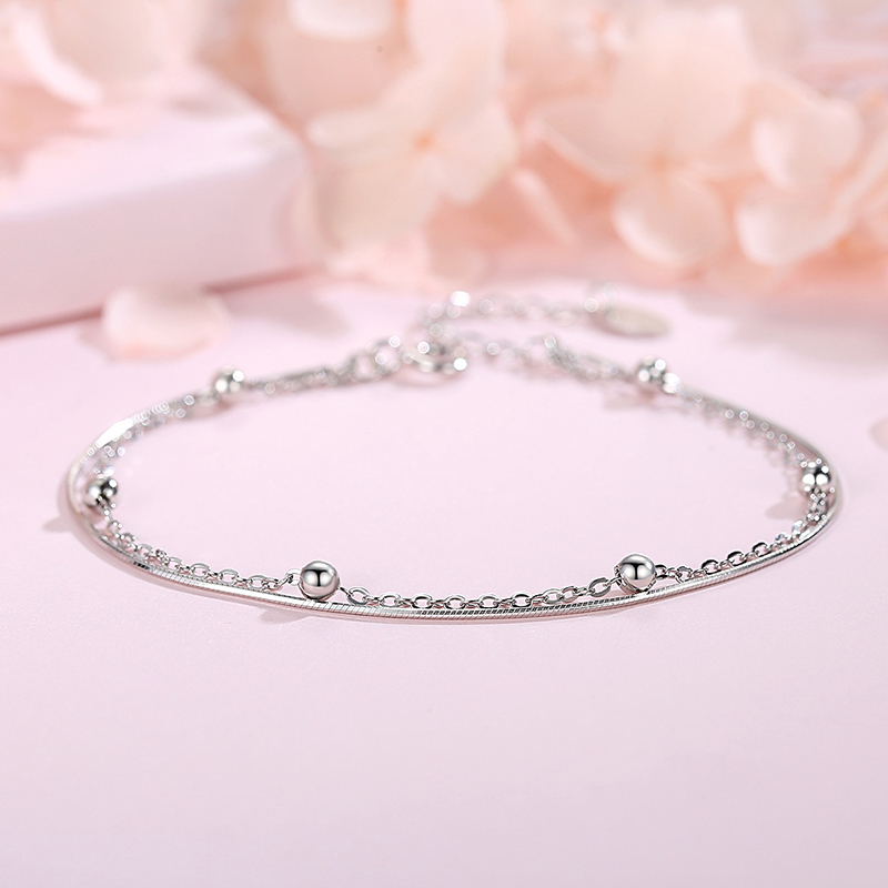 Lắc Bạc Nữ TQJ-LS528, Lắc Bạc 925, Vòng Tay Nữ, Vòng Tay Bạc 925, Lắc Bạc Quỹ Đạo Tình Yêu