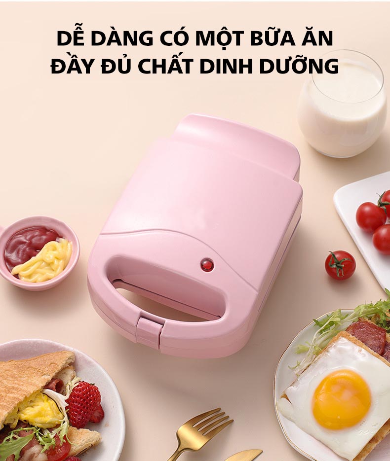 Máy kẹp nướng bánh mì, humberger, sandwich, rán trứng mini đa năng