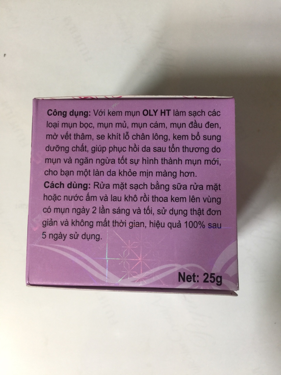 KEM NGỪA MỤN - TRẮNG DA - NGỪA VẾT THÂM (MS : OH - 009)25g