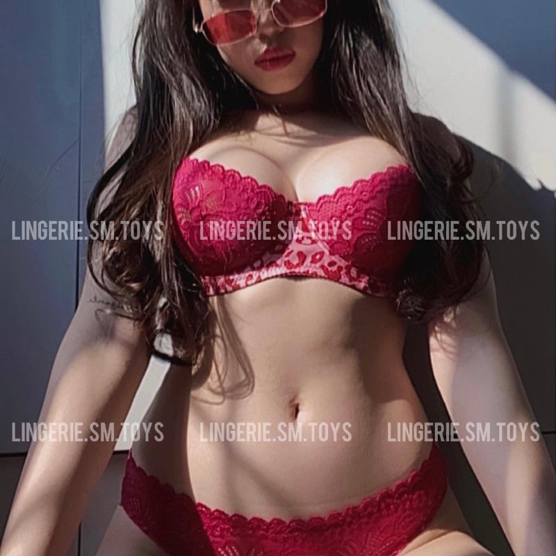 A3131 Nội Y Hoạ Tiết Báo Hồng - Đồ Lót Nữ Phối Ren Quyến Rũ @lingerie.sm.toys