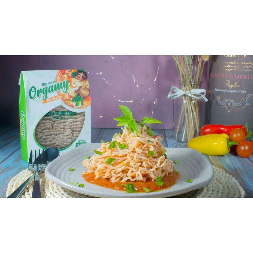 Combo Ưu Đãi Mix 5 Vị Mì Rau Củ Orgamy, KL 350g (Eat Clean - Healthy)