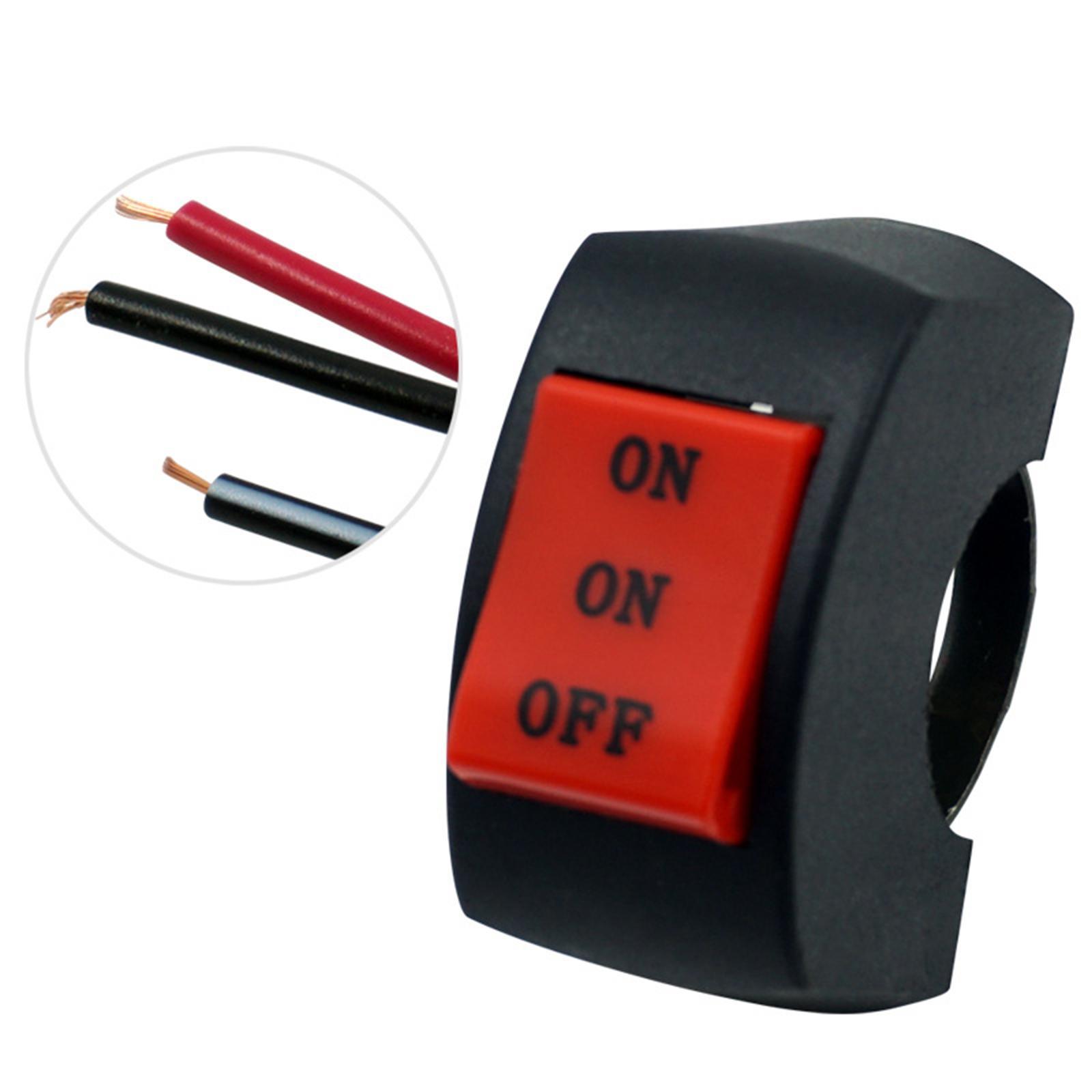 Motorcycle Headlight Switch 7/8 inch 22mm Fits for Motorbike Scooter