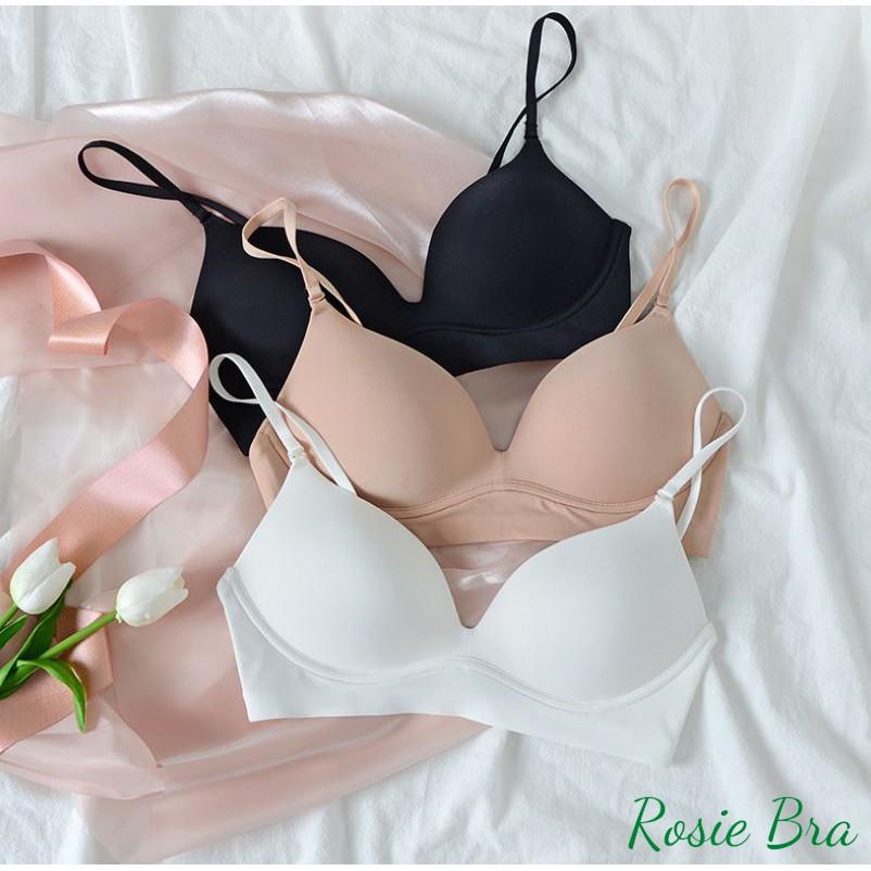 Bralette Trơn Siêu Mềm Mịn Cao Cấp B351 - Đen,L