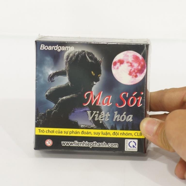 Boardgame Ma Sói Việt Hóa ( made in Viet Nam ) - Đồ chơi bài Ma Sói tiếng việt -