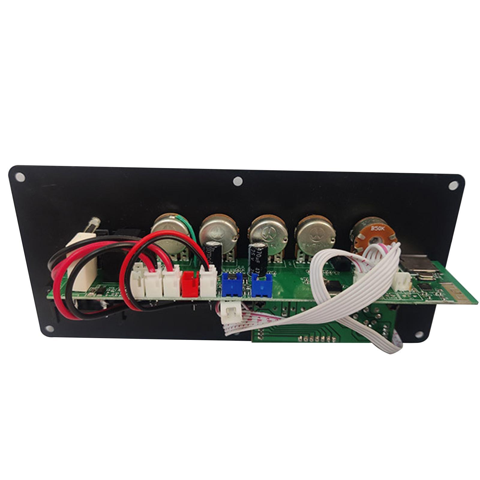 Audio Amplifier Board Microphone Bluetooth Amplificatore Performance Car FM Radio Module Subwoofer Adjustment for Notebook Car