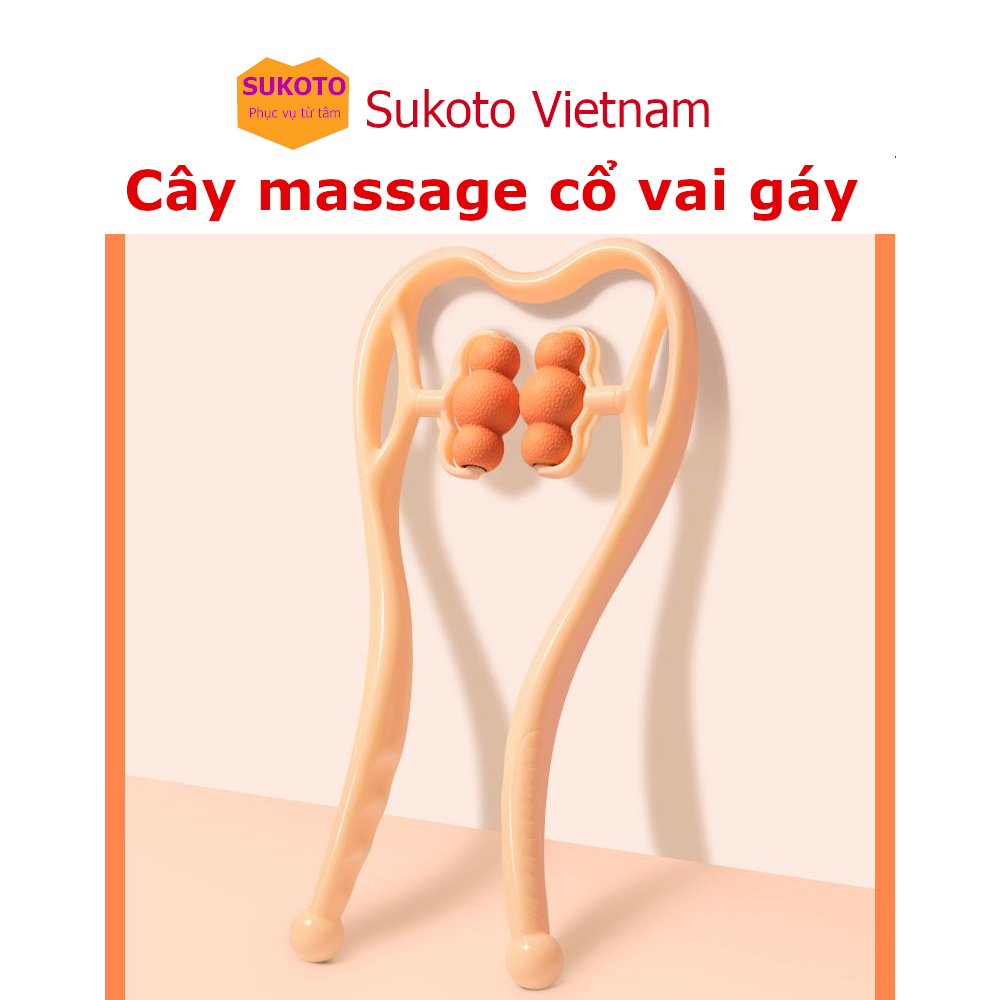 Massage Cổ Vai Gáy - Cây Mát Xa Cải Tiến - Cho Hiệu Quả Ngay Sau 5 Phút, Giảm Căng Thẳng Stress